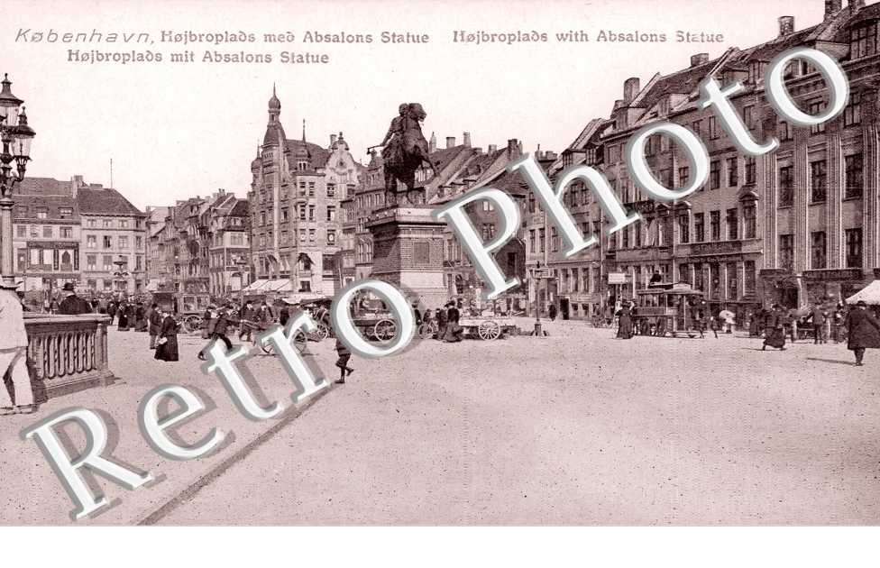 Hojbroplads med Absalons Statue