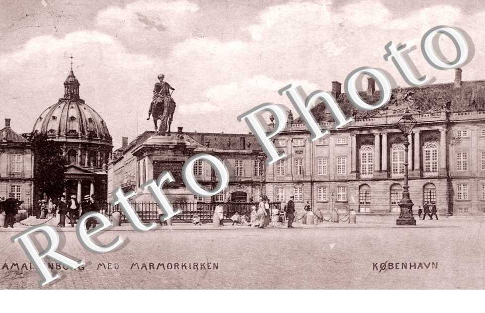 Amalienborg med Marmorkirken
