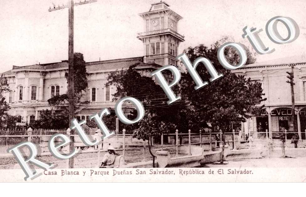 Casa Blanca y Parque Duenas san salvador