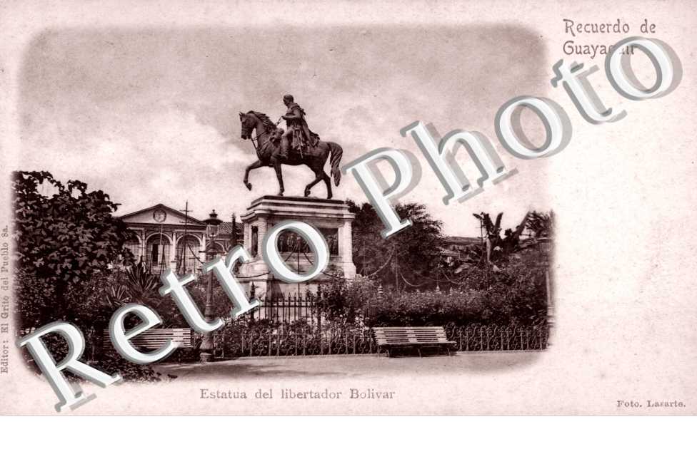 Estatua del libertado Bolivar