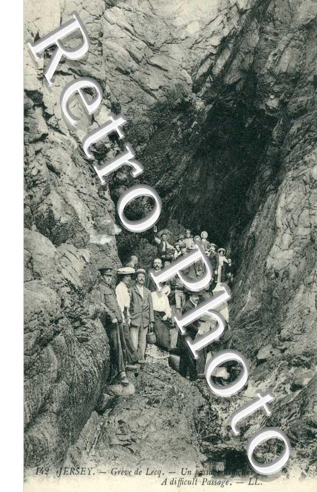 Greve de Lecq, un passage difficile