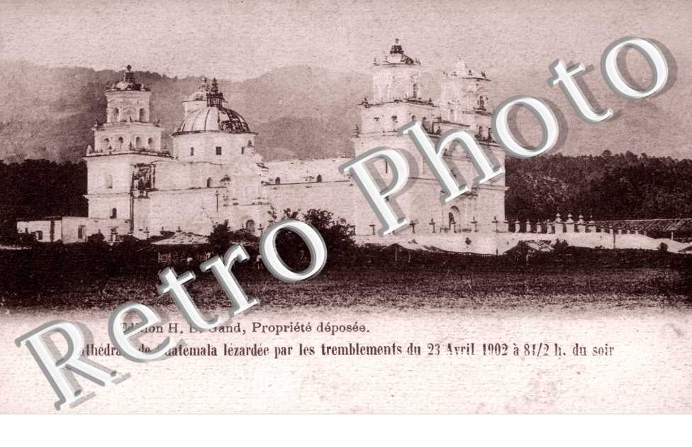 Cathedrale lezardee par les tremblements du 23 avril 1903