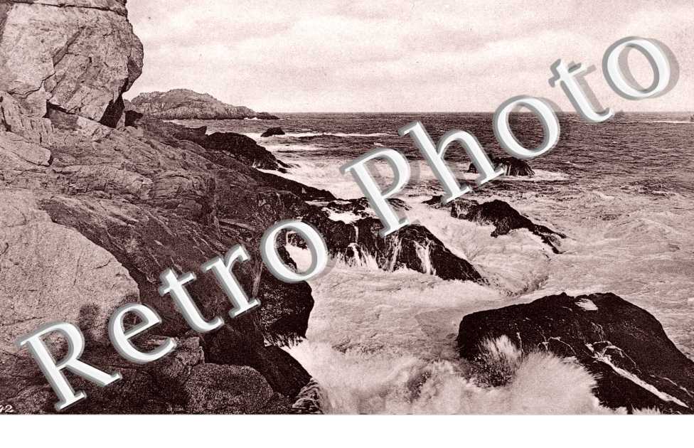 Rough sea at Port Gorey