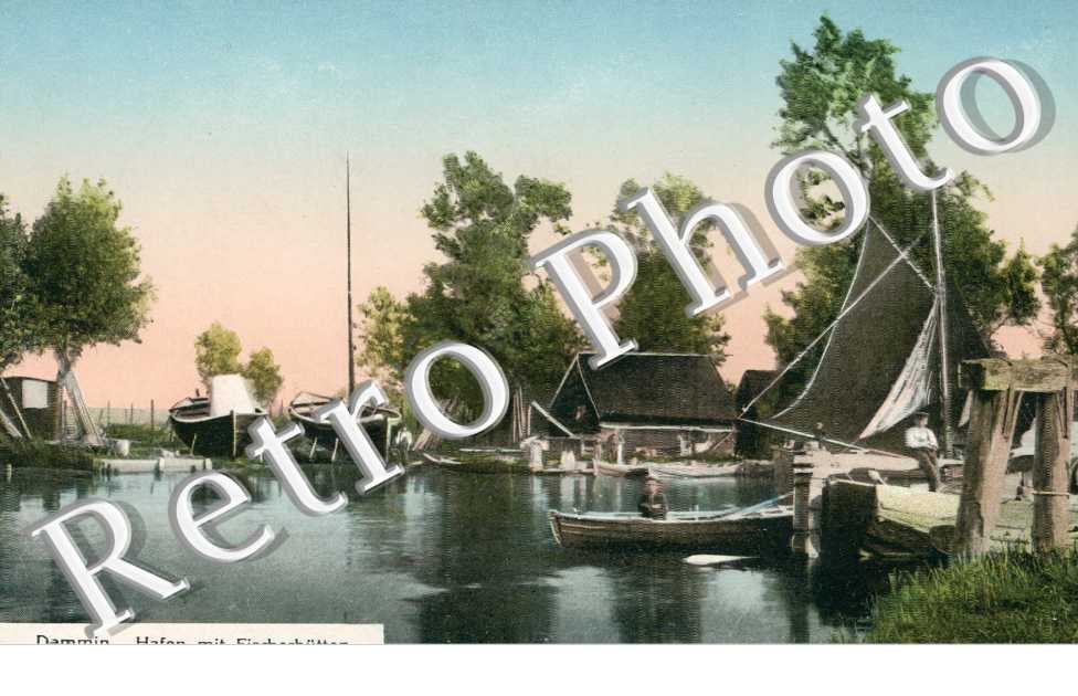 Hafen mit Fischerhutten