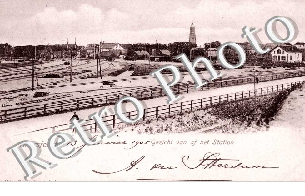 Gezicht van af het station
