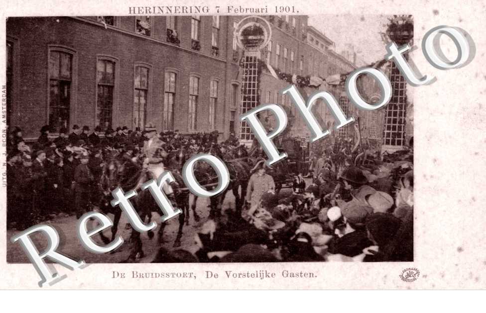De Bruidsstoet, De Vorstelijke Gasten, 7 Februari 1901