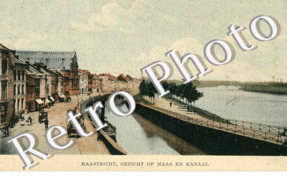 Gezicht op Maas en Kanaal
