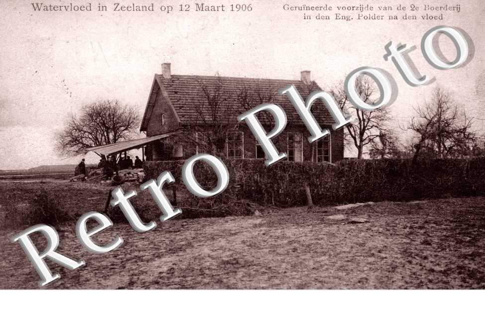 Watervloed in Zeeland op 12 Maart 1906