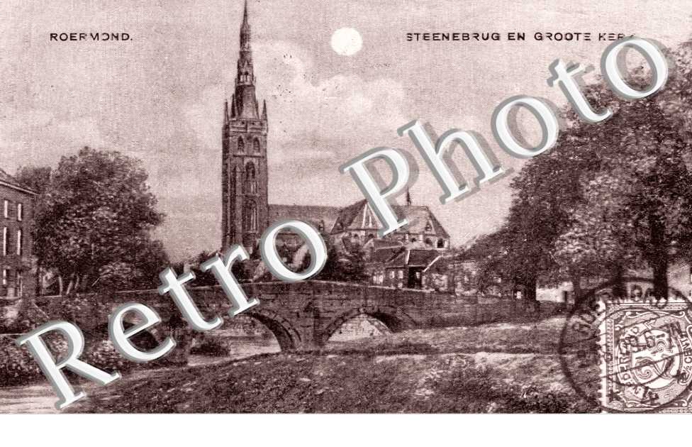 steenebrug en groet kerk