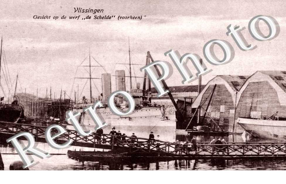 Gezicht op de Werf de Schelde