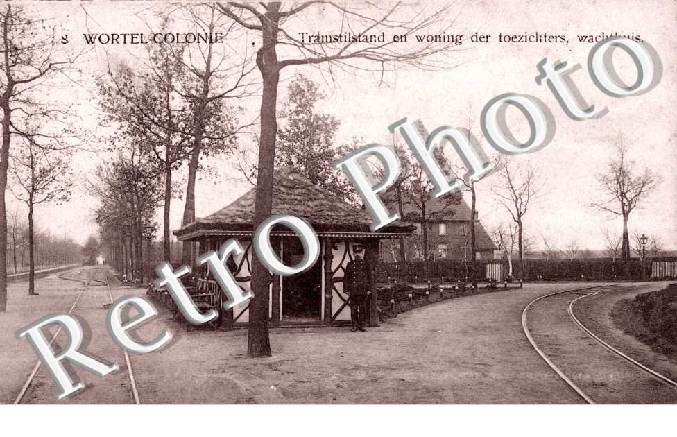WORTEL COLONIE  tramstilstand enwoning der toezichters, wachthuis