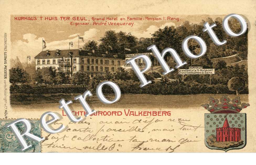Kurhaus'T Huis Ter Geul, Grand Hotel - André Vecqueray - Luchtkuuroord Valkenberg