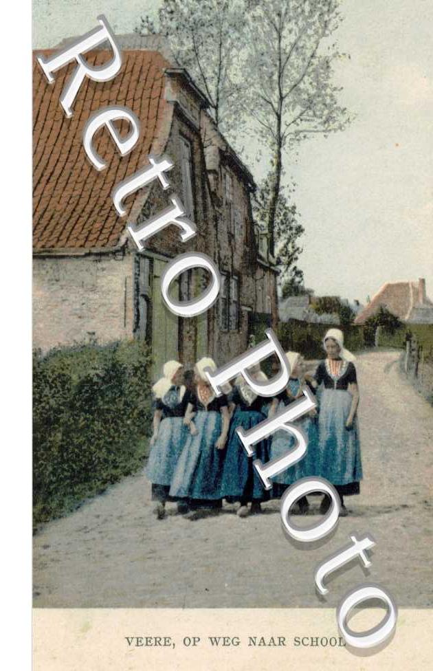 Veere, op weg naar school