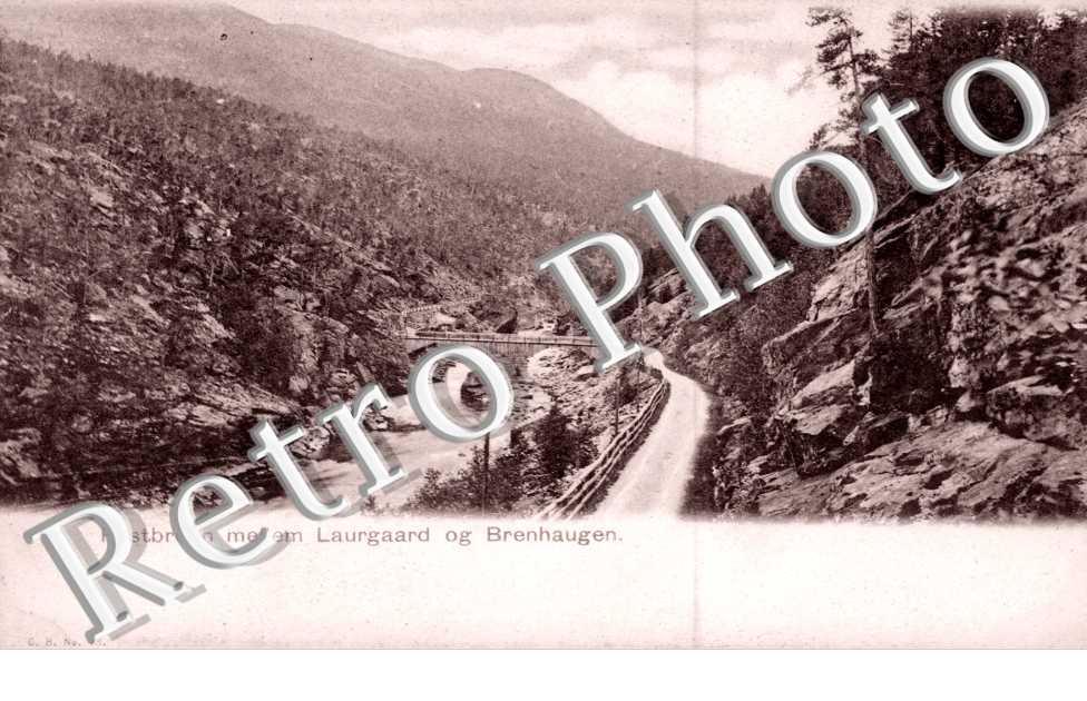 Rustbroen mellem Laurgaard og Brenhaugen