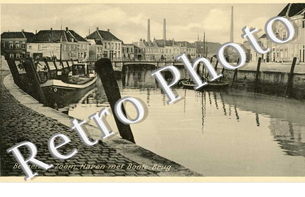 Bergen op Zoom, Haven met Bonte Brug