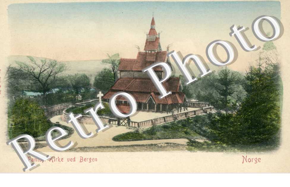 Fantoft Kirke ved Bergen