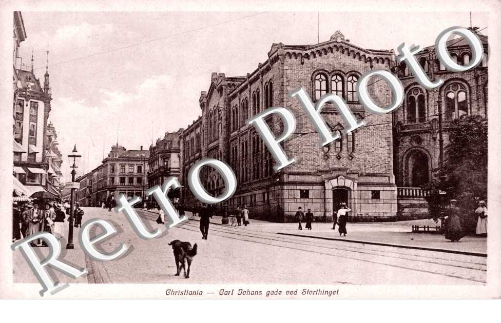 Carl Johans gade ved Storthinget