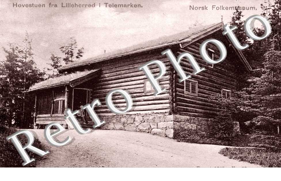 Hovestuen fra Lilleherred I Telemarken, Norsk Folkemuseum