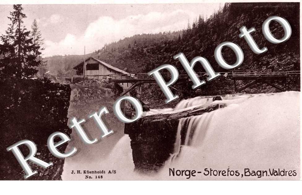 Norge, Storefos, Bagn. Valdres