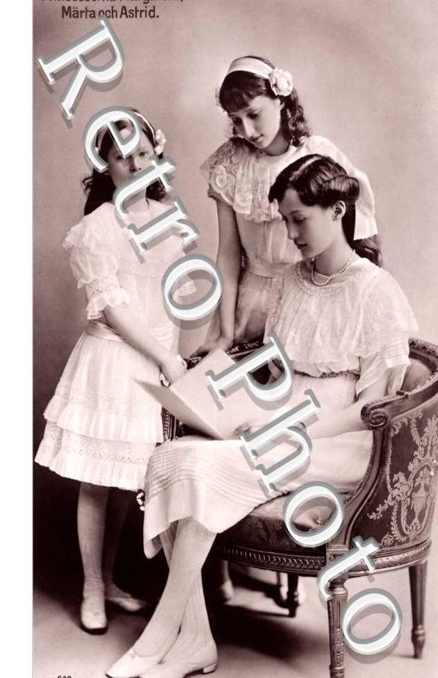 Prinsessorna Margareta, Marta och Astrid