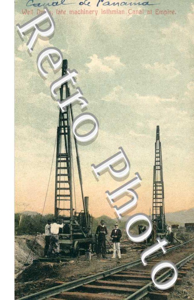 Well Drills, late machinery Isthmian Canal at Empire