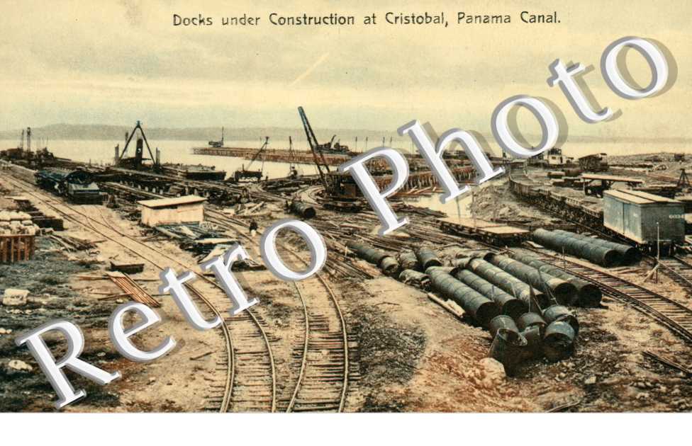 Docks under Construction at Cristobal