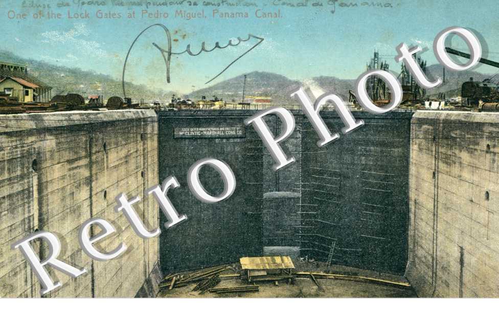 One of the Lock Gates at pedro Miguel