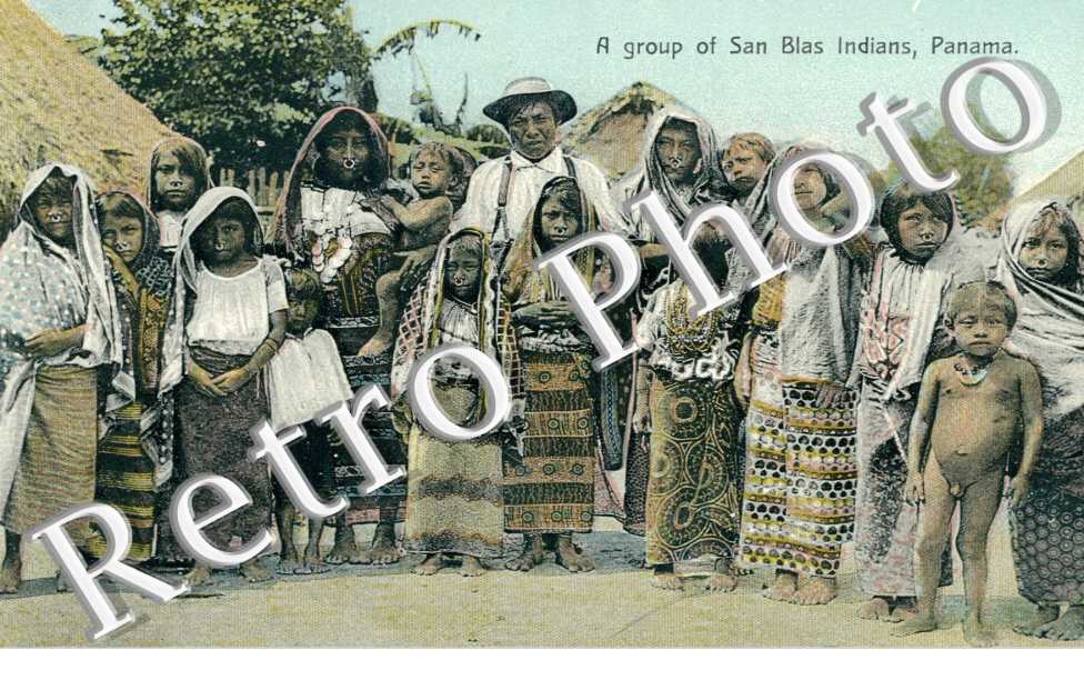 A group of San Blas Indians