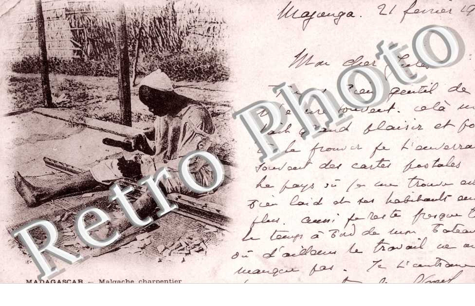 Malgache charpentier