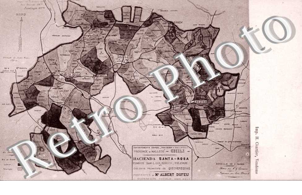 Hacienda Santa Rosa, carte geographique