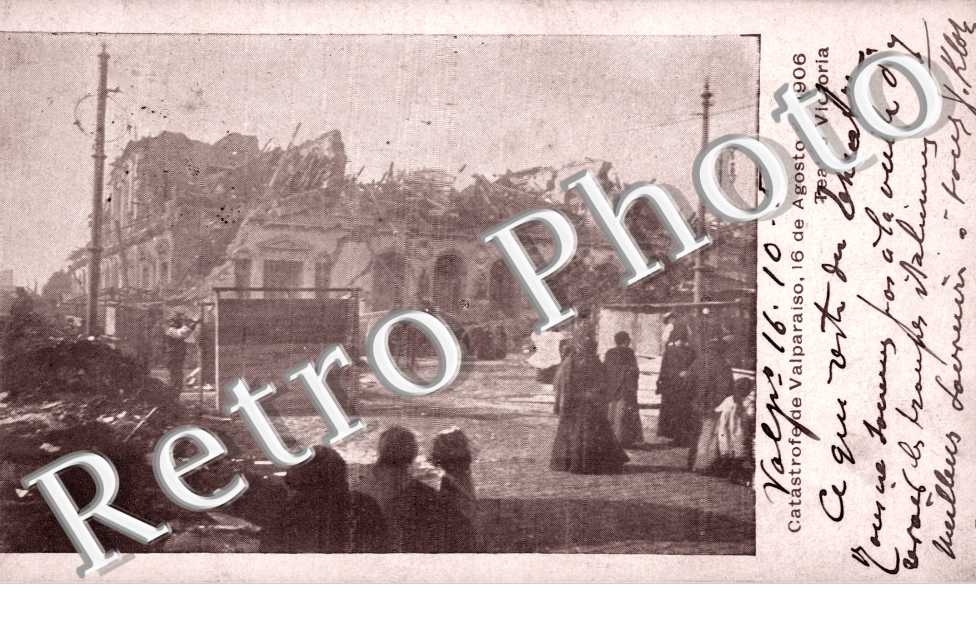 Catastrofe de Val Paraiso, Teatro Vitoria, 16 de Augosto de 1906
