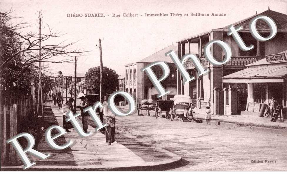 rue Colbert. Immeubles Théry et Sulliman Amode