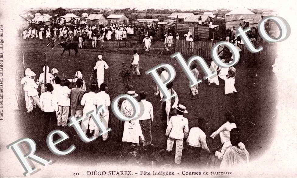 Fete d'indigene, Courses de taureaux