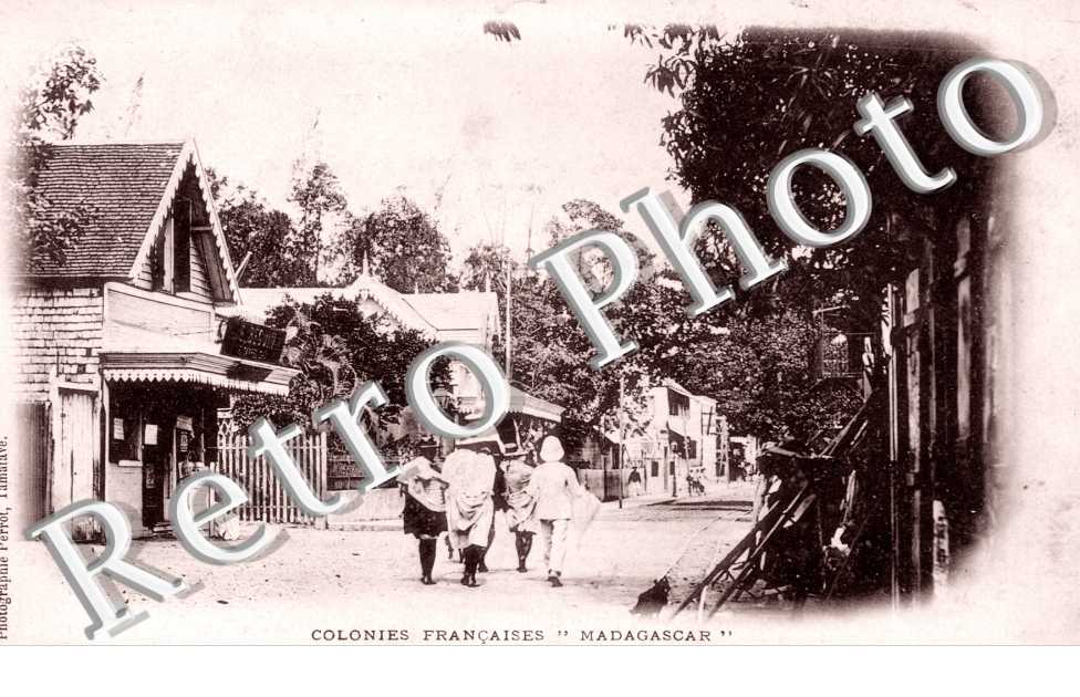 Colonies francaises - Une Rue
