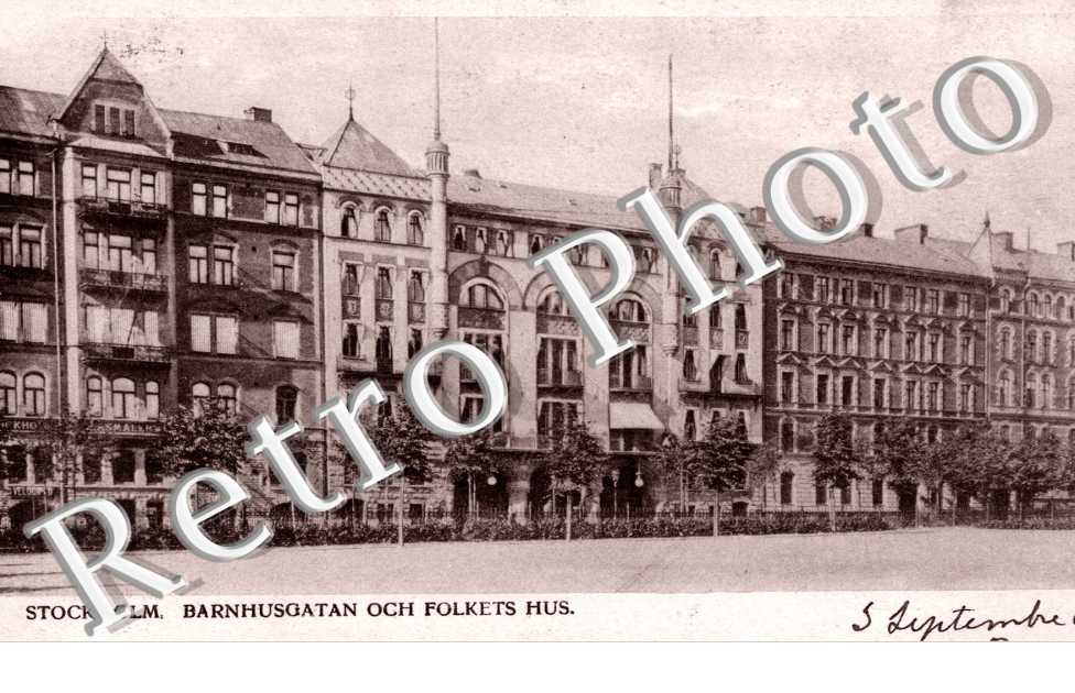 Barnhusgatan och folkets hus