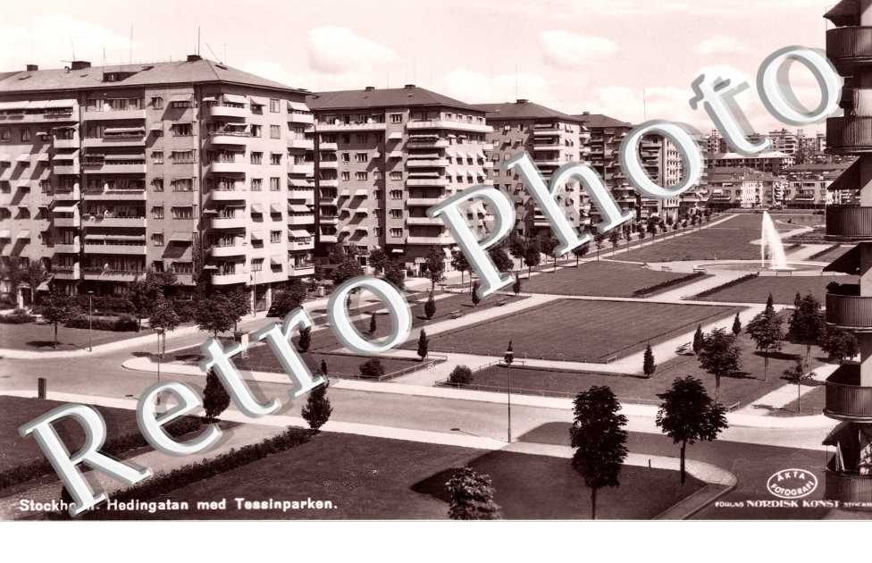 Hedingatan med Tessinparken