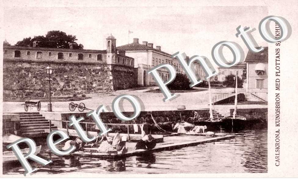 Kungsbron med flottans Sjukhus