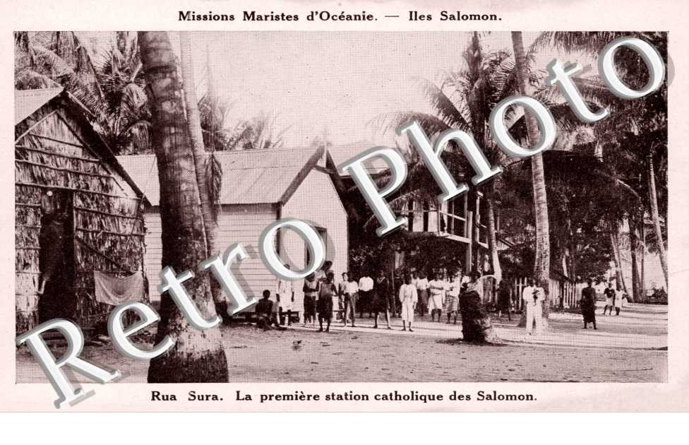 Rua Sura, Premiere station catholique des Salomon