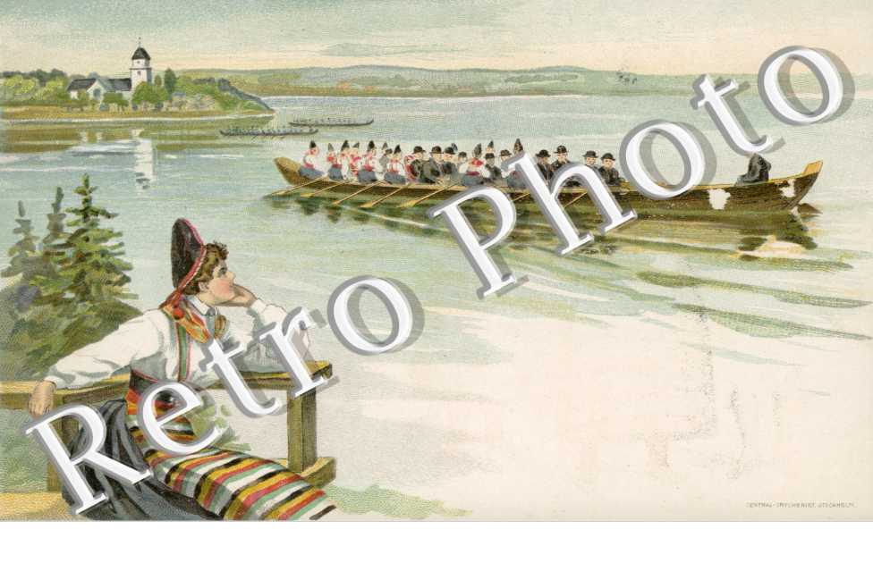 Embarquation sur un Lac