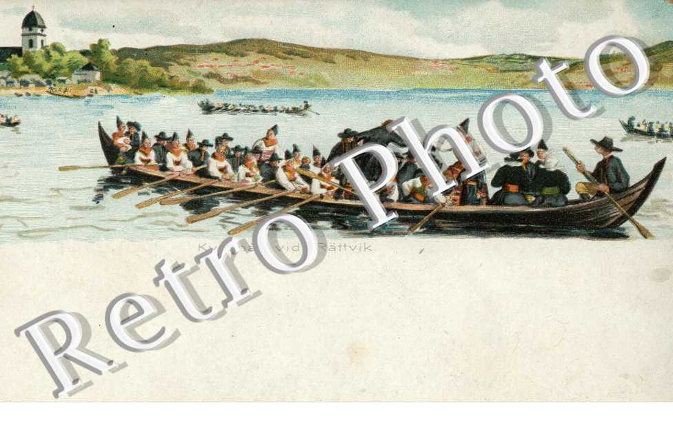 Kyrkbat vid Rattvik
