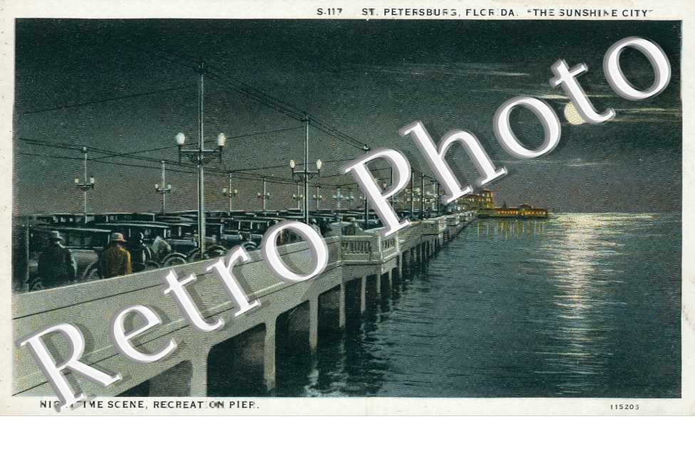 "The Sunshine city", nighttime scene, recreation pier