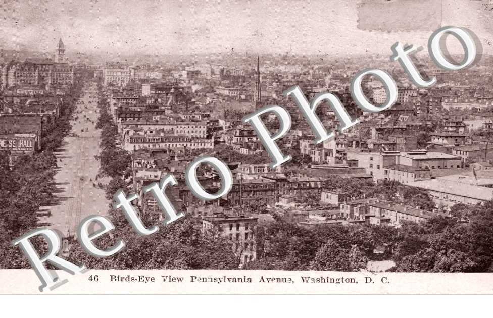 Birds-Eye view Pennsylvania Avenue