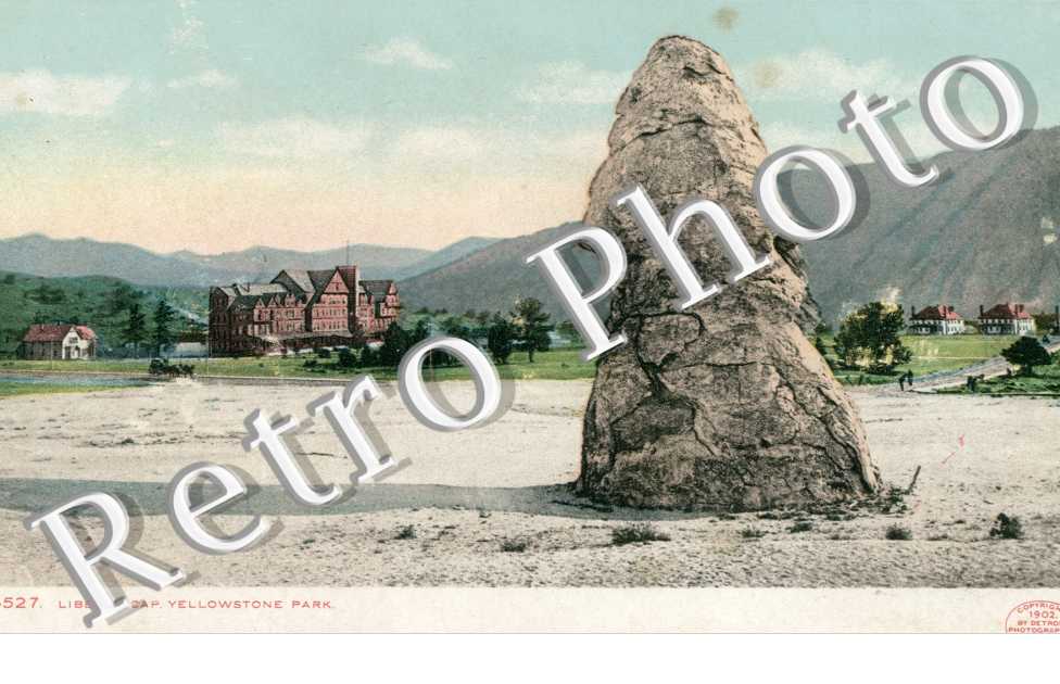 Liberty Cap, Yellowstone Park