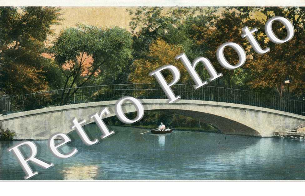 Bridge at Sunset Lake, City Park