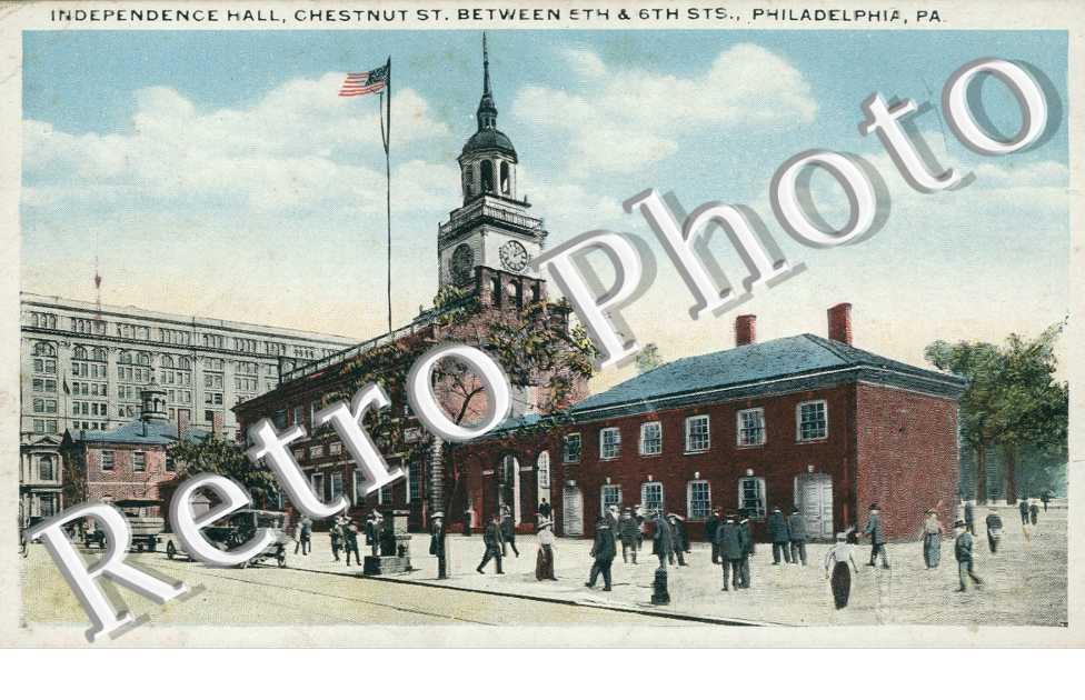 Independance Hall, Chestnut Street between 5th and 6th