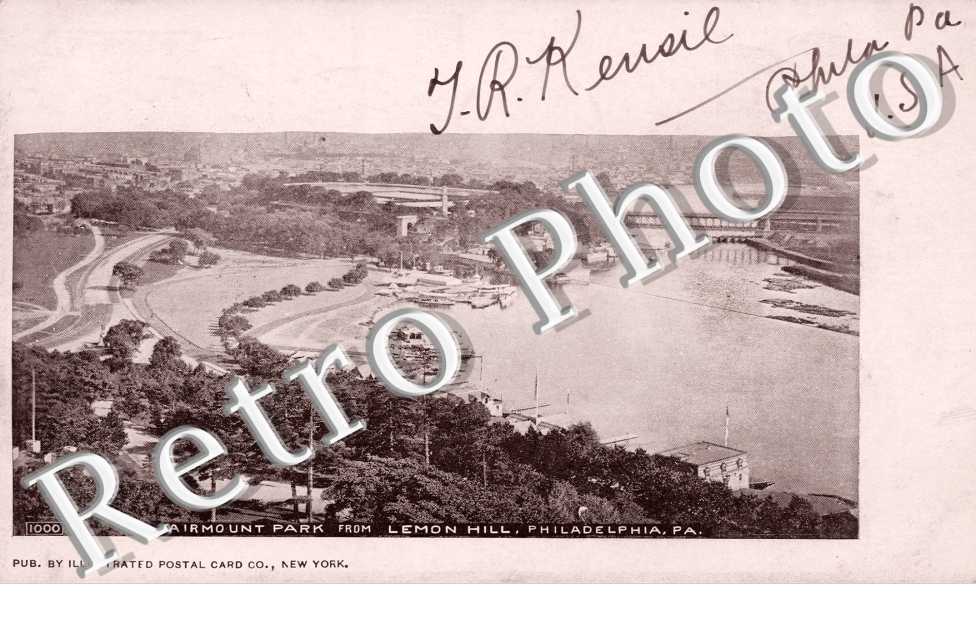Fairmount Park from Lemon Hill