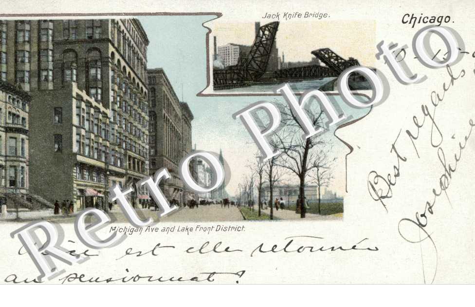 Jack Knife Bridge, MIchigan ave., Lake Front District