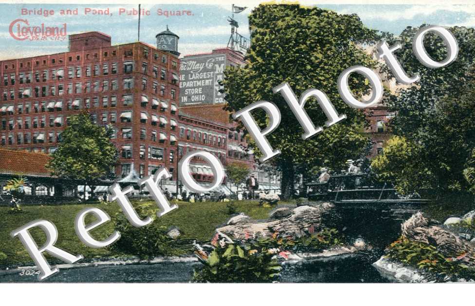 Bridge and Pond, Public Square