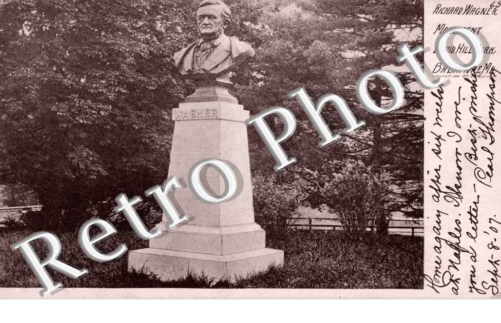 Richard Wagner Monument, Druid Hill park