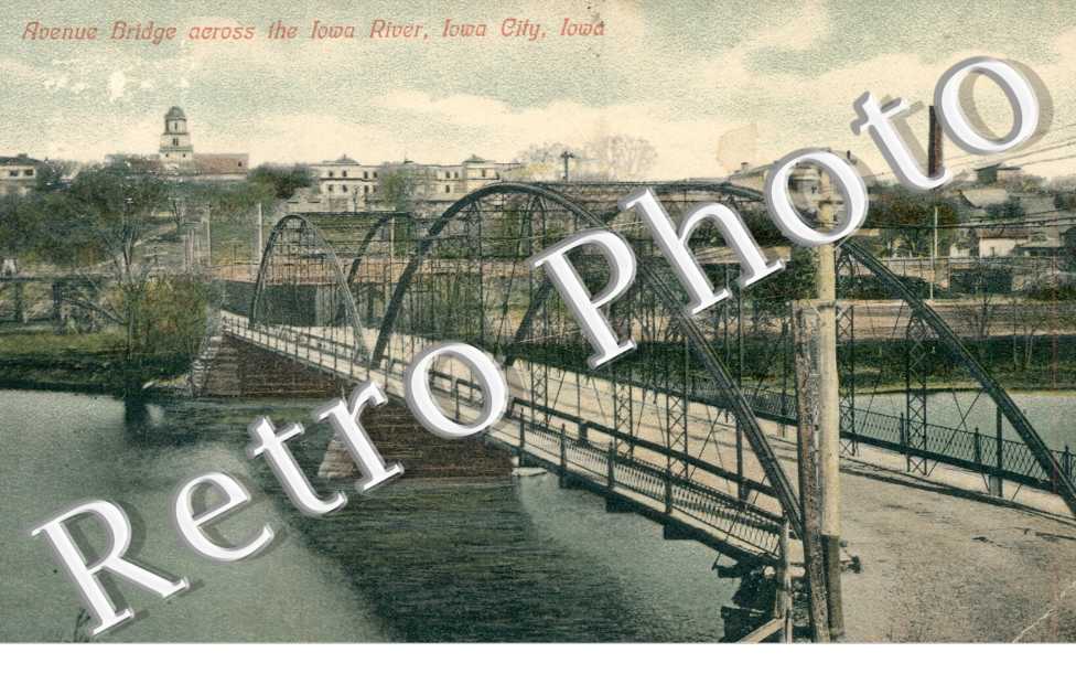 Avenue Bridge across the Iowa river